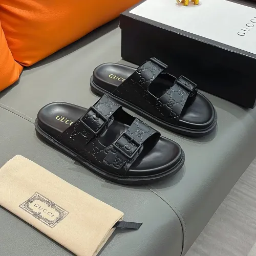 Gucci Slippers For Men #1433551 $60.00 USD, Wholesale Replica Gucci Slippers