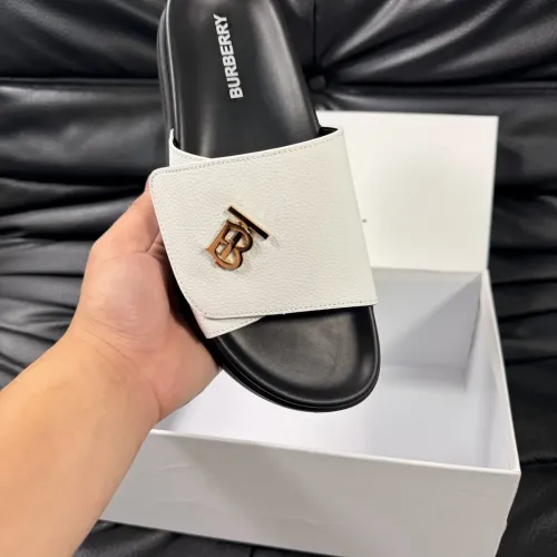 Replica Burberry Slippers For Men #1433559 $56.00 USD for Wholesale