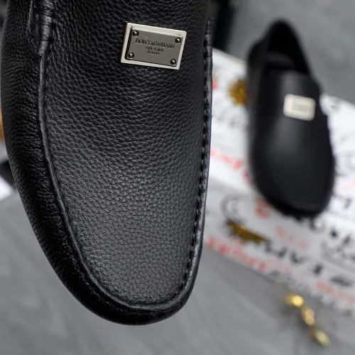 Replica Dolce & Gabbana D&G Leather Shoes For Men #1433573 $76.00 USD for Wholesale
