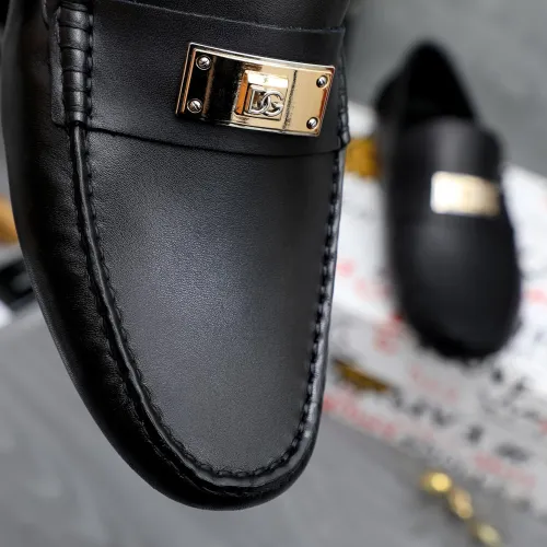 Replica Dolce & Gabbana D&G Leather Shoes For Men #1433575 $76.00 USD for Wholesale