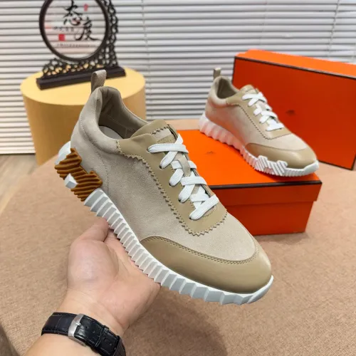 Replica Hermes Casual Shoes For Men #1433593 $80.00 USD for Wholesale