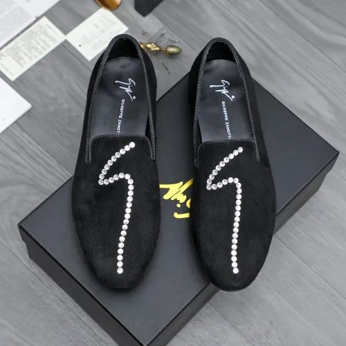 Giuseppe Zanotti GZ Leather Shoes For Men #1433623 $80.00 USD, Wholesale Replica Giuseppe Zanotti GZ Leather Shoes