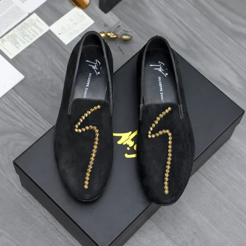 Giuseppe Zanotti GZ Leather Shoes For Men #1433624 $80.00 USD, Wholesale Replica Giuseppe Zanotti GZ Leather Shoes