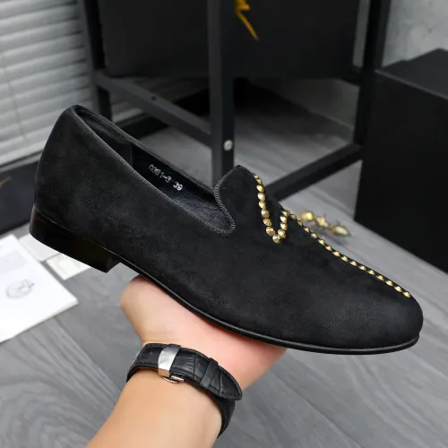 Replica Giuseppe Zanotti GZ Leather Shoes For Men #1433624 $80.00 USD for Wholesale