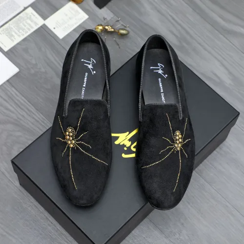 Giuseppe Zanotti GZ Leather Shoes For Men #1433626 $80.00 USD, Wholesale Replica Giuseppe Zanotti GZ Leather Shoes