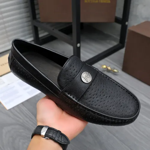 Replica Bottega Veneta BV Leather Shoes For Men #1433628 $82.00 USD for Wholesale