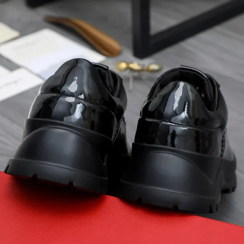 Replica Salvatore Ferragamo Leather Shoes For Men #1433645 $115.00 USD for Wholesale