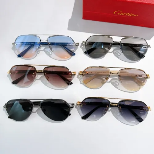 Replica Cartier AAA Quality Sunglassess #1433828 $72.00 USD for Wholesale