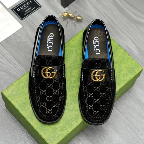 Replica Gucci Oxfords Shoes For Men #1433851 $92.00 USD for Wholesale