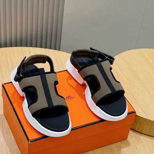 Replica Hermes Sandal For Men #1433947 $72.00 USD for Wholesale
