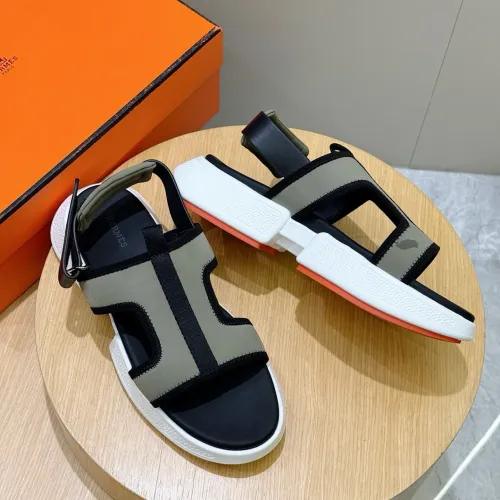 Replica Hermes Sandal For Men #1433948 $72.00 USD for Wholesale