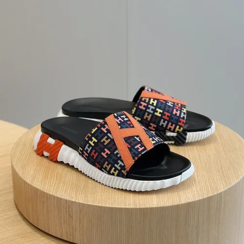 Hermes Slippers For Men #1433956 $52.00 USD, Wholesale Replica Hermes Slippers