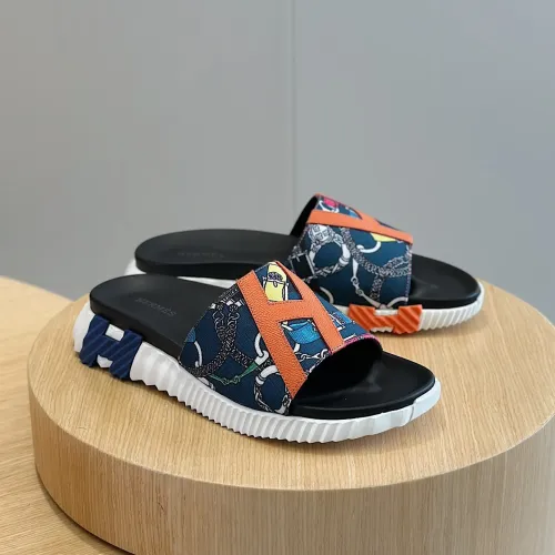 Hermes Slippers For Men #1433957 $52.00 USD, Wholesale Replica Hermes Slippers