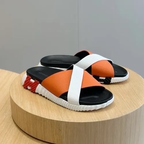Hermes Slippers For Men #1433958 $56.00 USD, Wholesale Replica Hermes Slippers