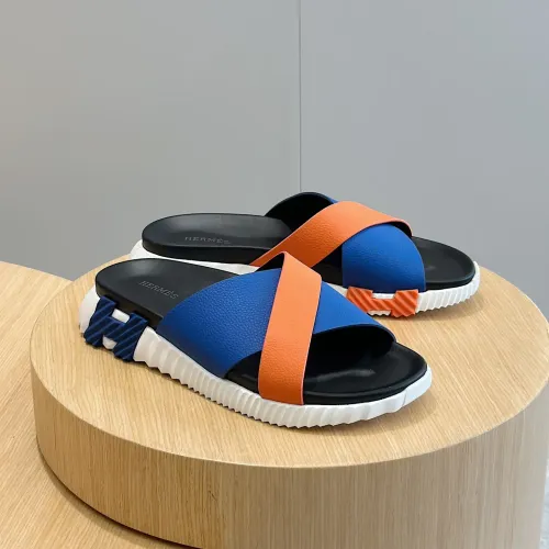 Hermes Slippers For Men #1433959 $56.00 USD, Wholesale Replica Hermes Slippers