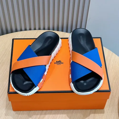 Replica Hermes Slippers For Men #1433959 $56.00 USD for Wholesale
