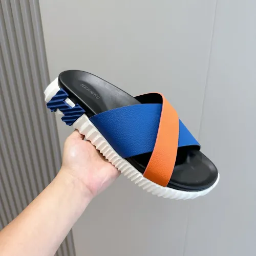 Replica Hermes Slippers For Men #1433959 $56.00 USD for Wholesale