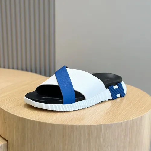 Replica Hermes Slippers For Men #1433960 $56.00 USD for Wholesale