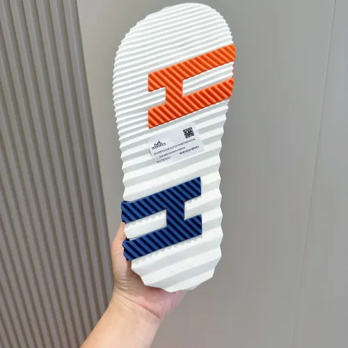 Replica Hermes Slippers For Men #1433960 $56.00 USD for Wholesale