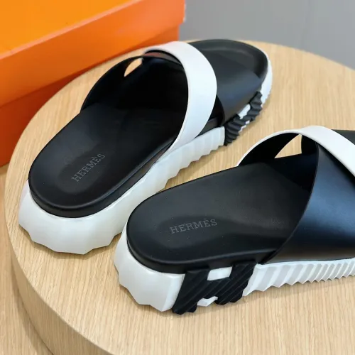 Replica Hermes Slippers For Men #1433962 $56.00 USD for Wholesale
