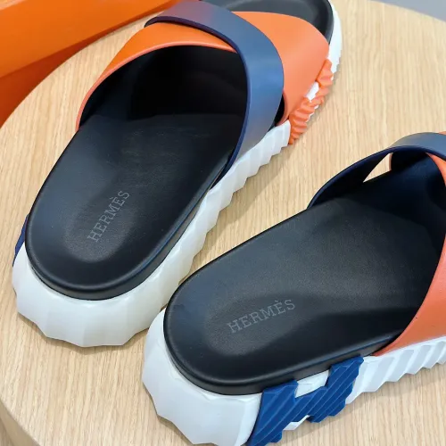 Replica Hermes Slippers For Men #1433963 $56.00 USD for Wholesale