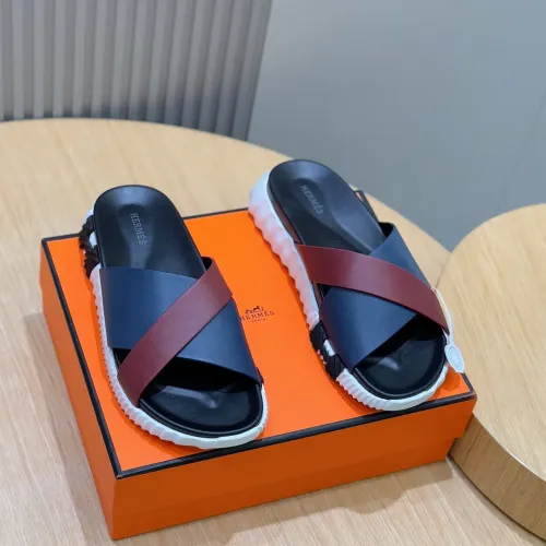 Replica Hermes Slippers For Men #1433964 $56.00 USD for Wholesale