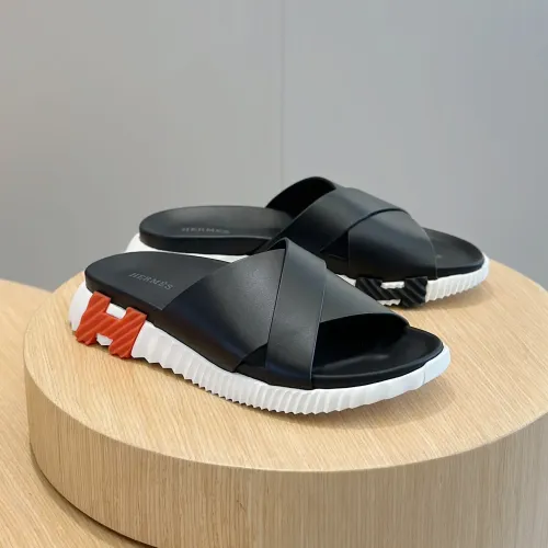 Hermes Slippers For Men #1433966 $56.00 USD, Wholesale Replica Hermes Slippers