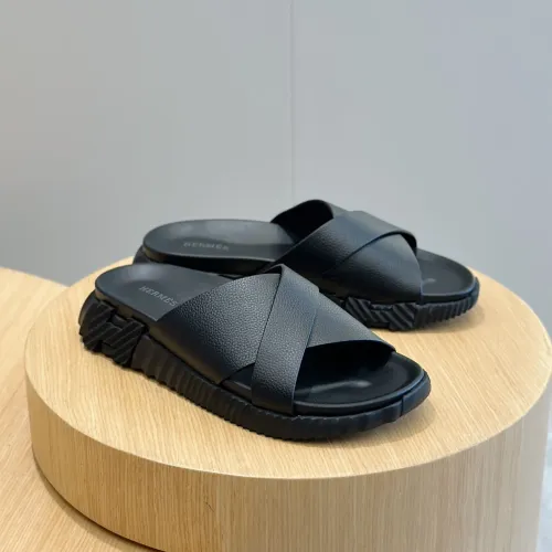 Hermes Slippers For Men #1433970 $56.00 USD, Wholesale Replica Hermes Slippers