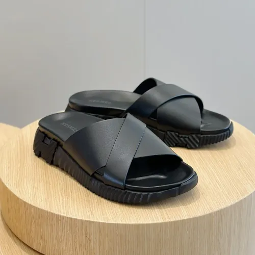 Hermes Slippers For Men #1433971 $56.00 USD, Wholesale Replica Hermes Slippers