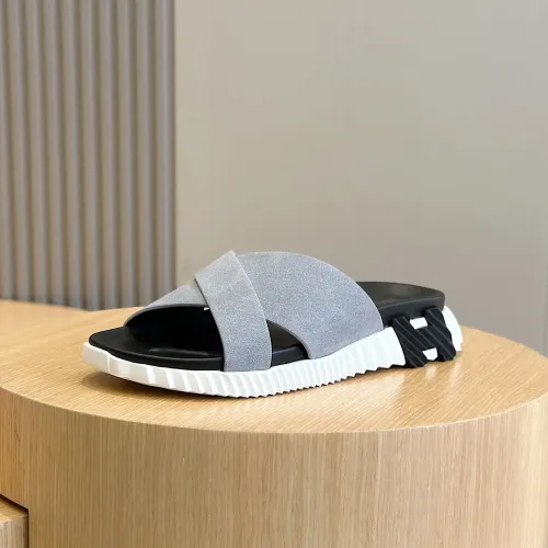 Replica Hermes Slippers For Men #1433973 $56.00 USD for Wholesale