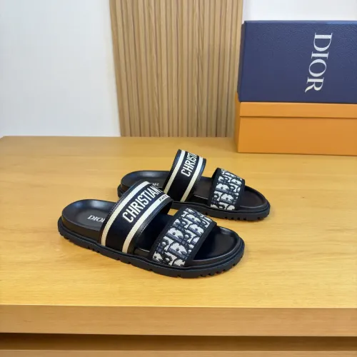 Christian Dior Slippers For Men #1433992 $56.00 USD, Wholesale Replica Christian Dior Slippers