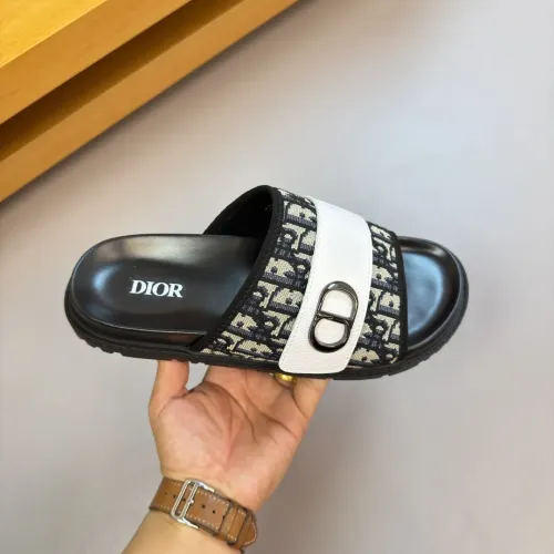 Replica Christian Dior Slippers For Men #1433994 $56.00 USD for Wholesale