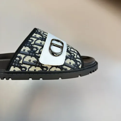 Replica Christian Dior Slippers For Men #1433994 $56.00 USD for Wholesale