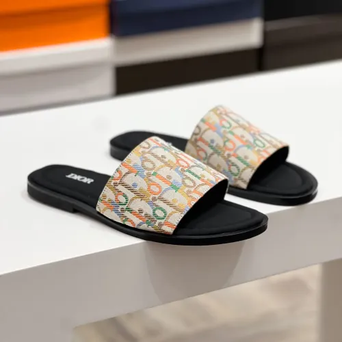 Replica Christian Dior Slippers For Men #1433997 $56.00 USD for Wholesale