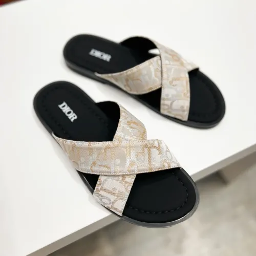 Christian Dior Slippers For Men #1433999 $56.00 USD, Wholesale Replica Christian Dior Slippers