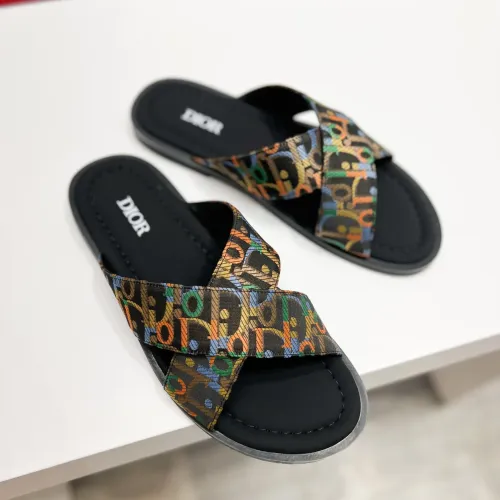 Christian Dior Slippers For Men #1434001 $56.00 USD, Wholesale Replica Christian Dior Slippers