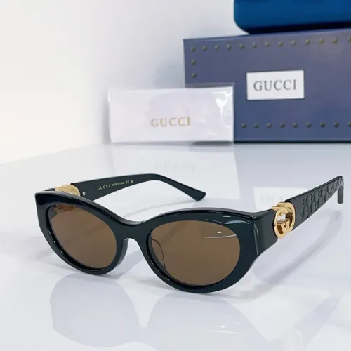 Gucci AAA Quality Sunglasses #1434035 $60.00 USD, Wholesale Replica Gucci AAA Quality Sunglasses