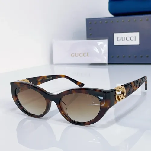 Gucci AAA Quality Sunglasses #1434036 $60.00 USD, Wholesale Replica Gucci AAA Quality Sunglasses