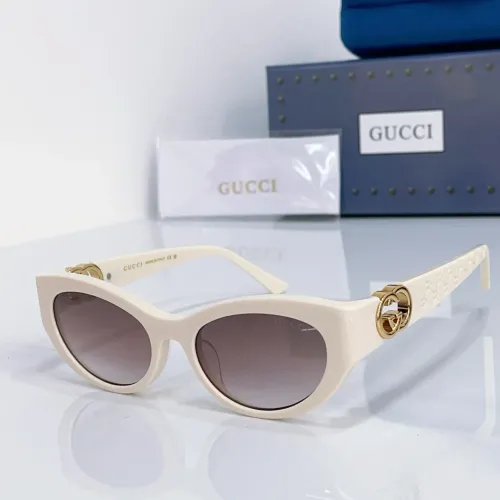Gucci AAA Quality Sunglasses #1434039 $60.00 USD, Wholesale Replica Gucci AAA Quality Sunglasses