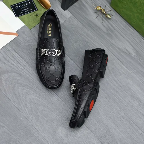 Replica Gucci Oxfords Shoes For Men #1434057 $76.00 USD for Wholesale