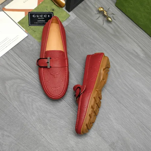 Replica Gucci Oxfords Shoes For Men #1434062 $72.00 USD for Wholesale