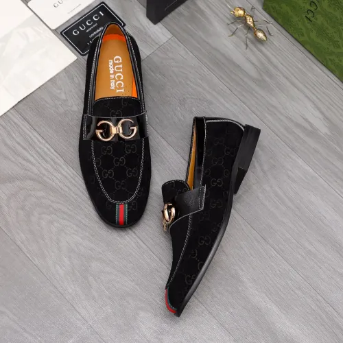 Replica Gucci Oxfords Shoes For Men #1434068 $88.00 USD for Wholesale