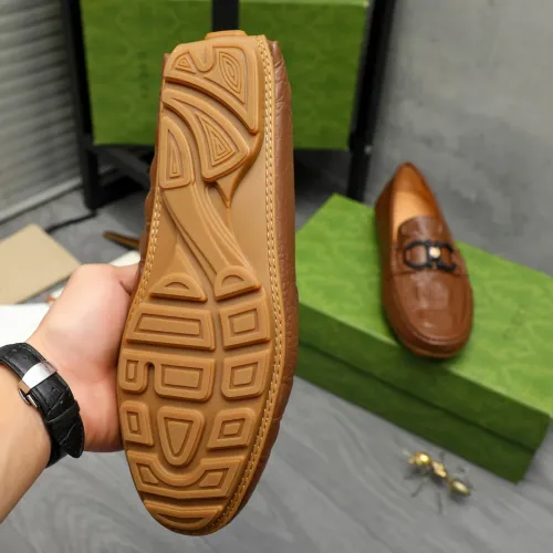 Replica Gucci Oxfords Shoes For Men #1434070 $72.00 USD for Wholesale