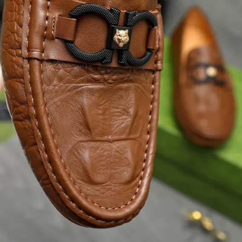 Replica Gucci Oxfords Shoes For Men #1434070 $72.00 USD for Wholesale