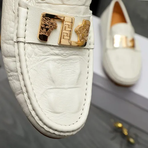 Replica Versace Leather Shoes For Men #1434072 $72.00 USD for Wholesale