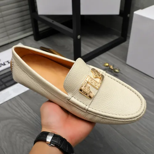Replica Versace Leather Shoes For Men #1434075 $72.00 USD for Wholesale