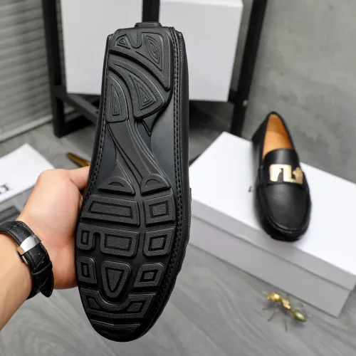Replica Versace Leather Shoes For Men #1434077 $72.00 USD for Wholesale