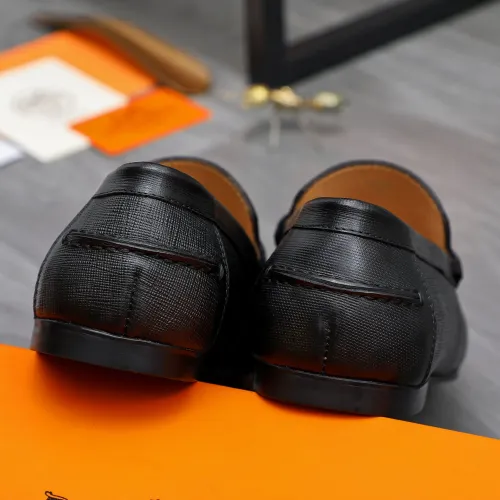 Replica Hermes Leather Shoes For Men #1434082 $82.00 USD for Wholesale