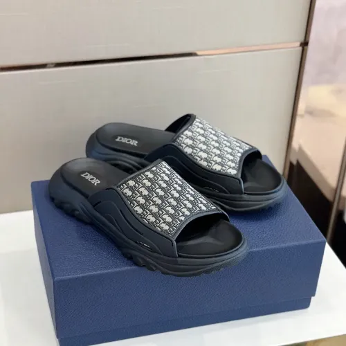 Christian Dior Slippers For Men #1434093 $60.00 USD, Wholesale Replica Christian Dior Slippers