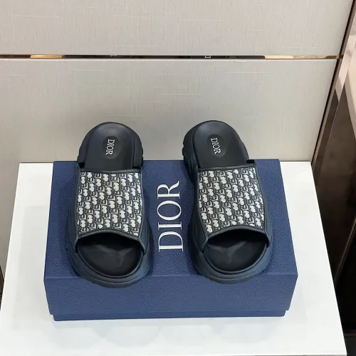 Replica Christian Dior Slippers For Men #1434093 $60.00 USD for Wholesale